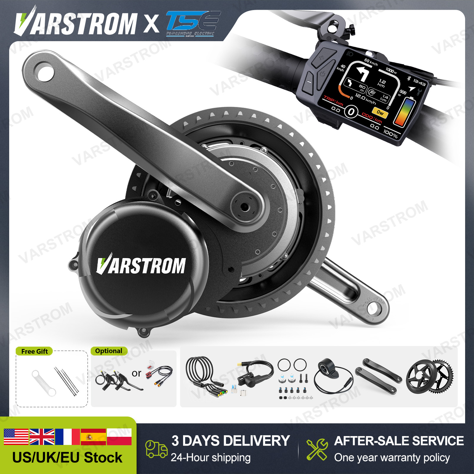 [3Day Delivery] Tongsheng Mid  - đánh giá và giá Side Hung Mid Drive Motor Kit