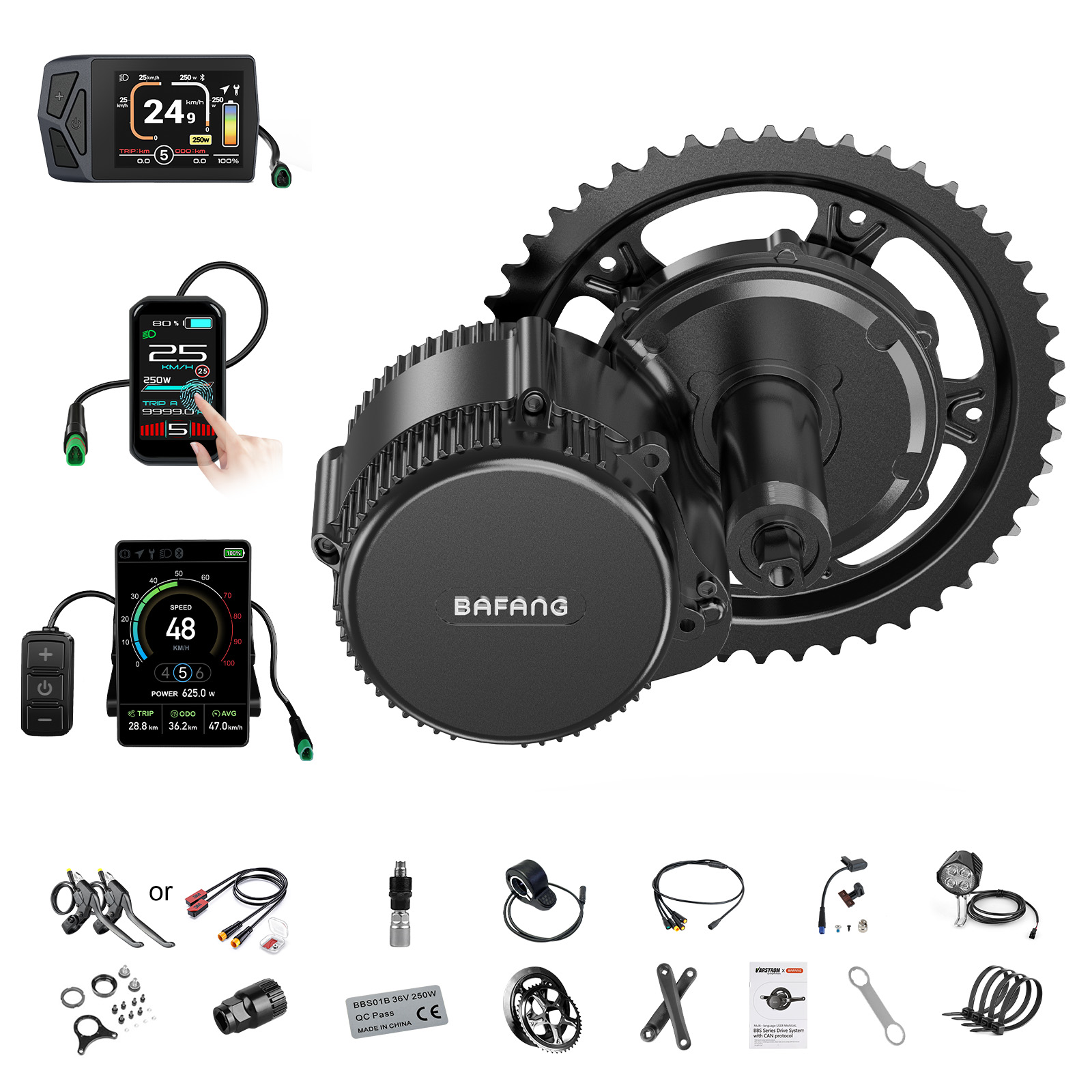 [US Local Shipping] Bafang Mot - đánh giá và giá Torque Sensor Mid Drive Motor Kit