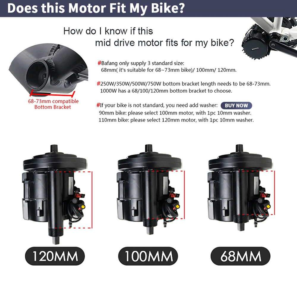 Bafang BBSHD 1000W  48V 68mm M - đánh giá và giá Side Hung Mid Drive Motor Kit